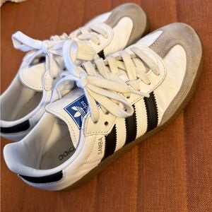 Adidas White Leather Sneakers